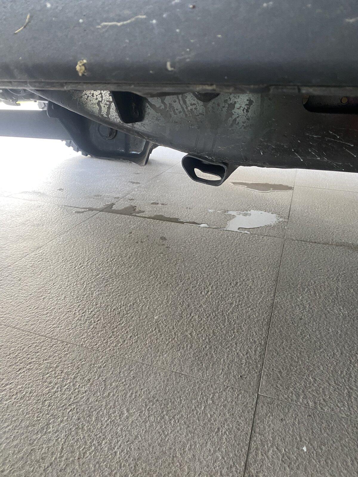 Jeep Gladiator What is this liquid leak, it was leaking straight from the dealer 48BBD548-DF6A-4D54-87F6-2B36AA1DDCEA