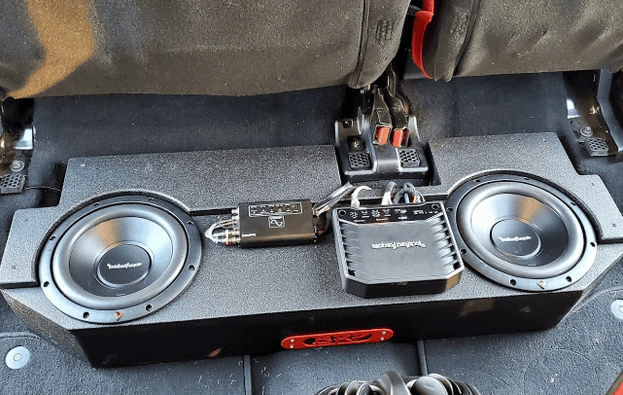 Jeep Gladiator Installed: Stinger Heigh 10 Infotainment Center + MB Quart Dual 8" Sub Enclosure 1637622453494