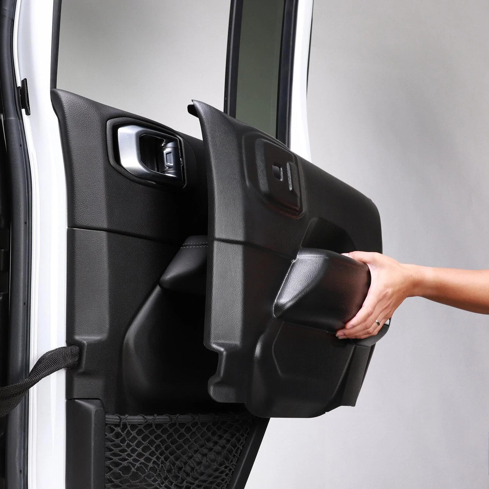 Jeep Gladiator THINSKINZ - Gladiator Forum Discount ThinSkinz-Door Protectors-Pro-Iso Install 1-Satin Finish (1800x1800)