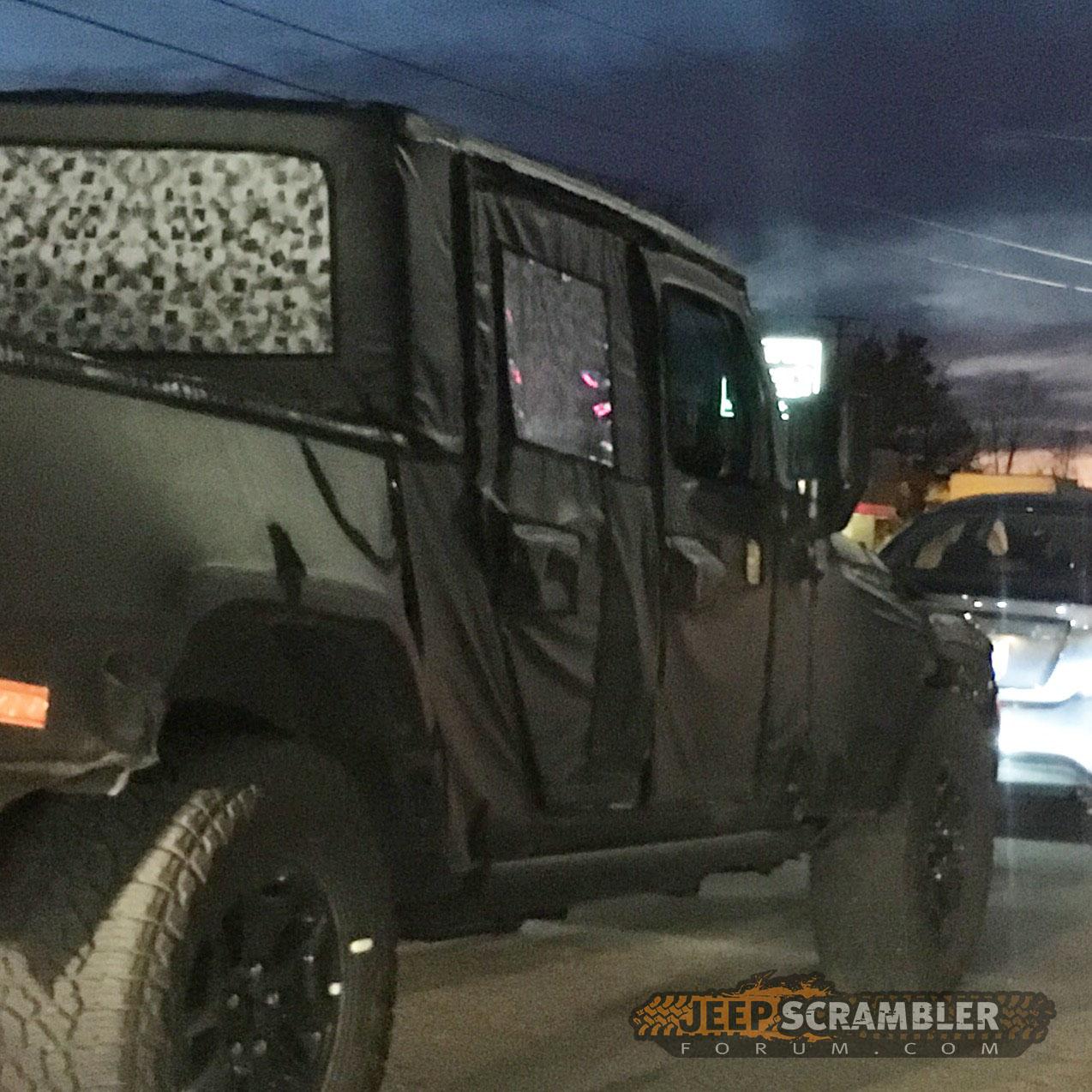 Jeep Gladiator First 2020 Jeep Gladiator Pickup (JT Wrangler) Video! Testing With Crew Chief Concept Jeep-Scrambler-JT-Pickup3