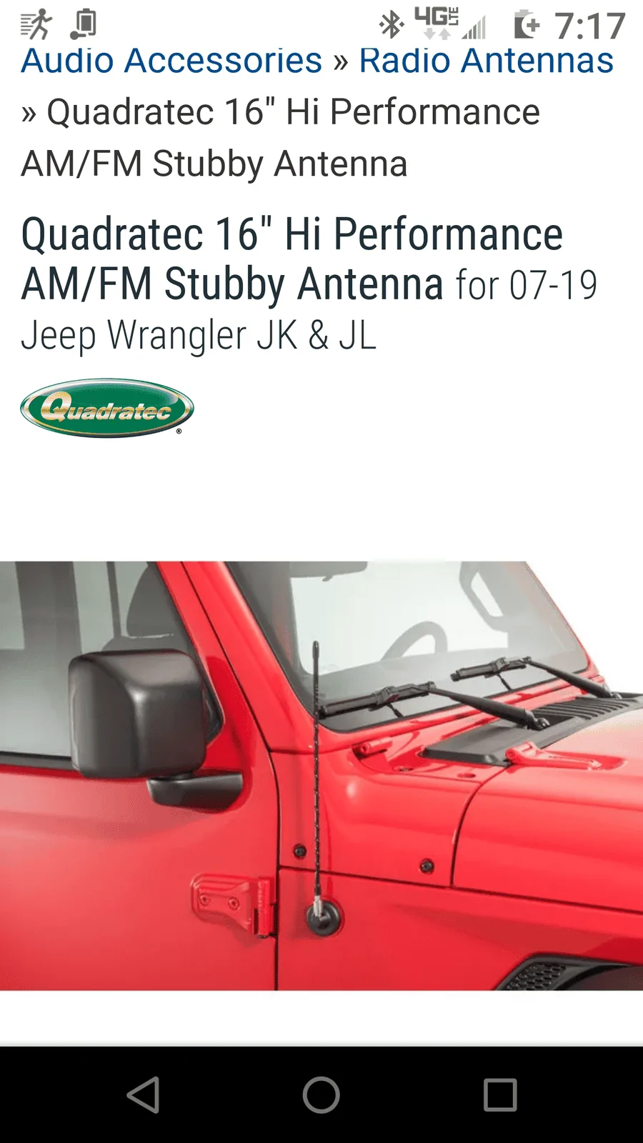 Jeep Gladiator Things I don’t like about my new Gladiator Screenshot_20190524-071729