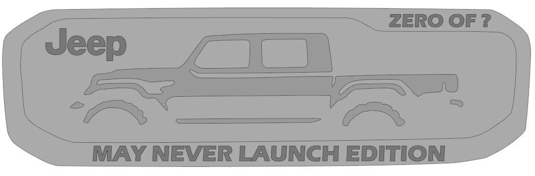 Jeep Gladiator First Granite Crystal VIN# Post Here never launch edition
