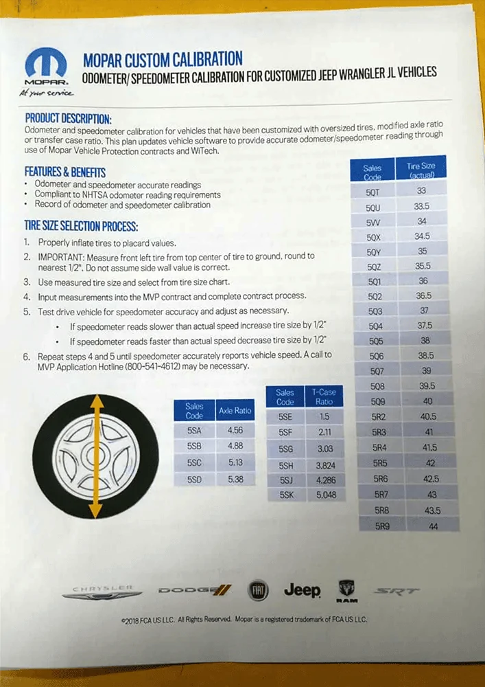 Jeep Gladiator Why dealers are not familiar with speed recal jl-wrangler-upgraded-tire-wheel-size-calibration-png