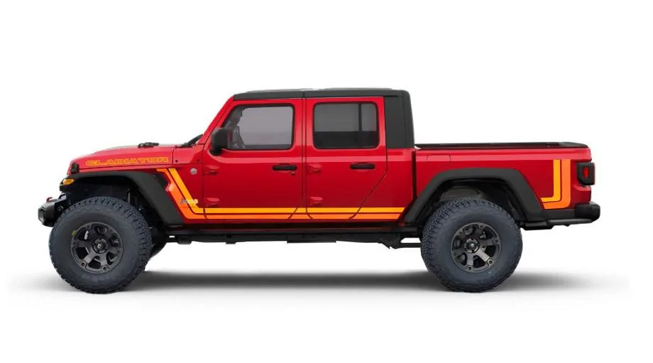 Jeep Gladiator 'Retro' Graphics Option? GladiatorRetroRed2