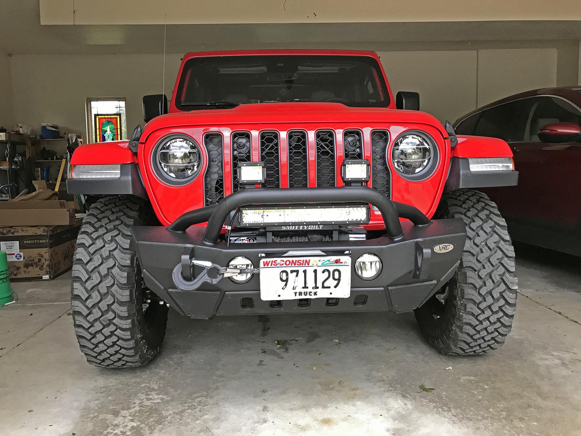 Jeep Gladiator Red Ruby Red Rubi Lights