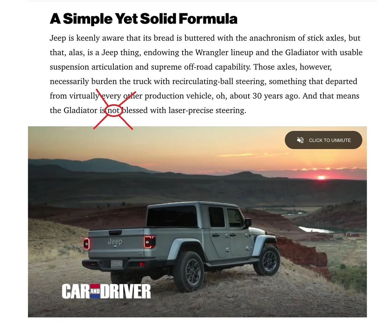 Jeep Gladiator Got Love These Magazine Experts (Morons) car driver