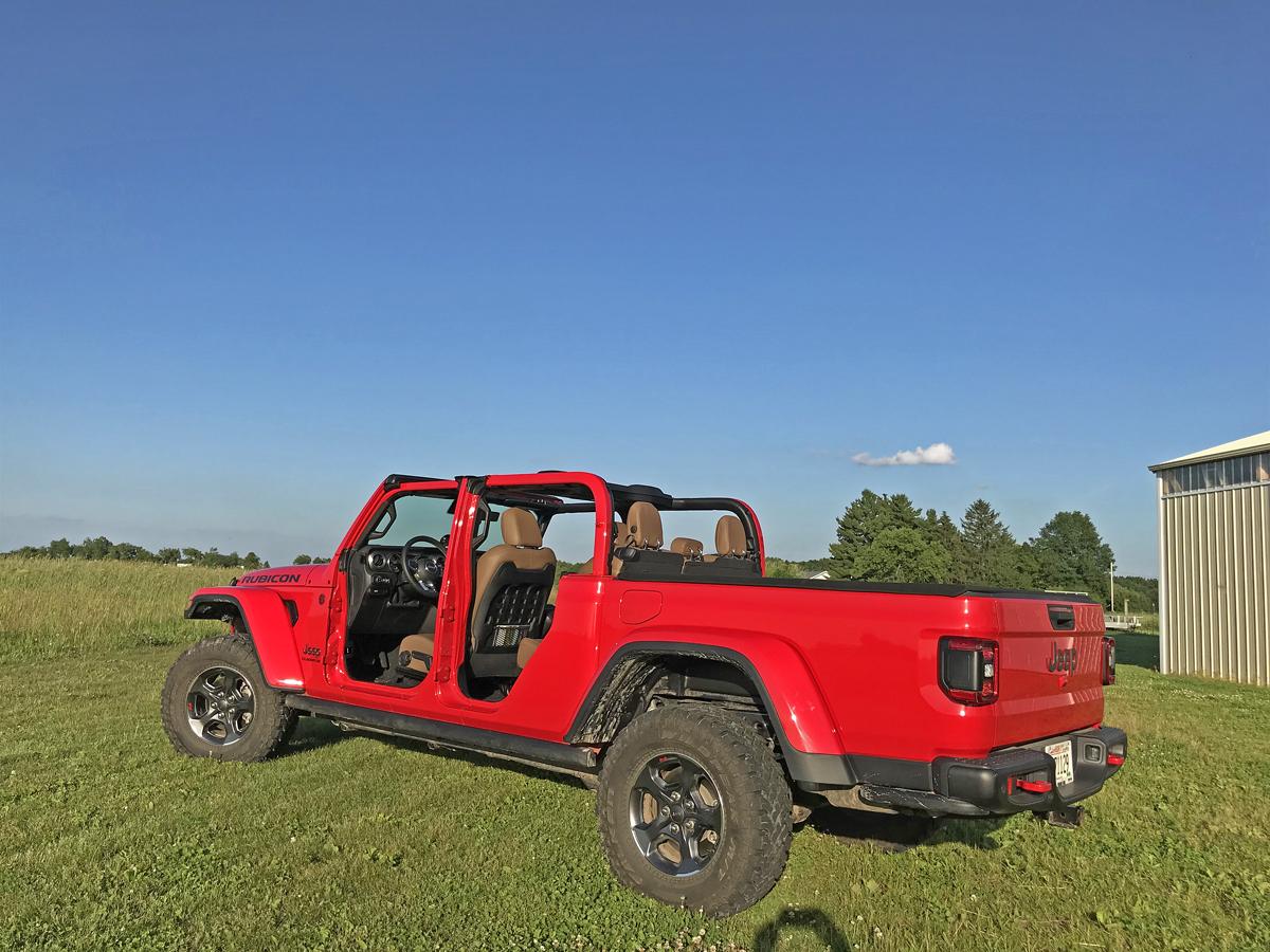 Jeep Gladiator Went topless today Rubi Topless II R