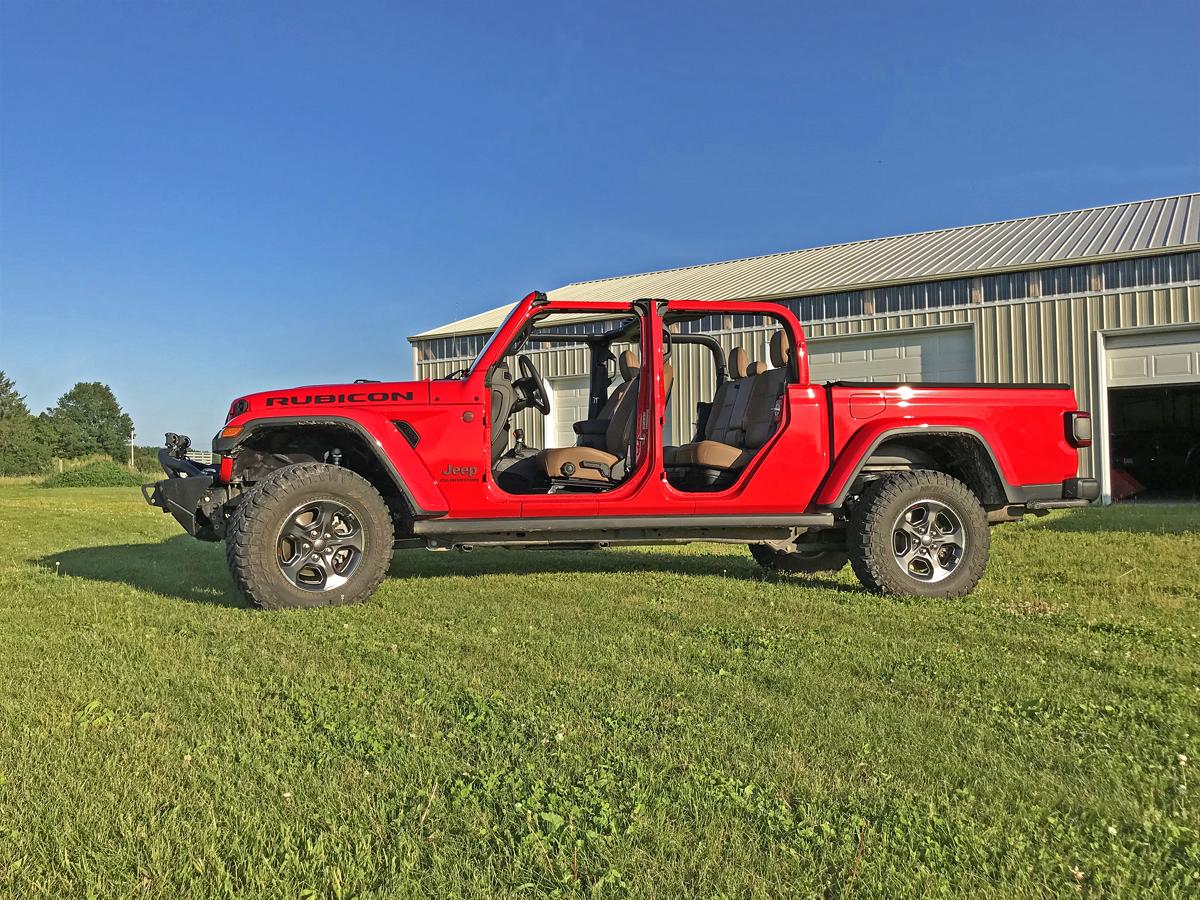Jeep Gladiator Went topless today Rubi Topless R