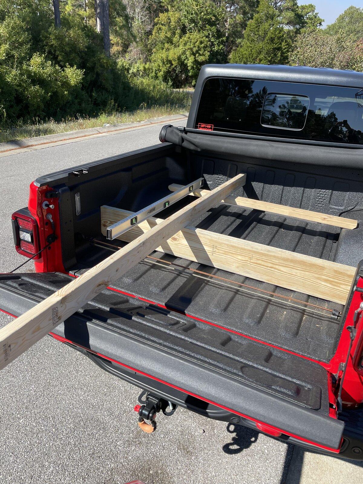 Jeep Gladiator Bed Partition / Grocery & Drywall Holder 293CA79A-35B1-4B1B-B346-592848562151