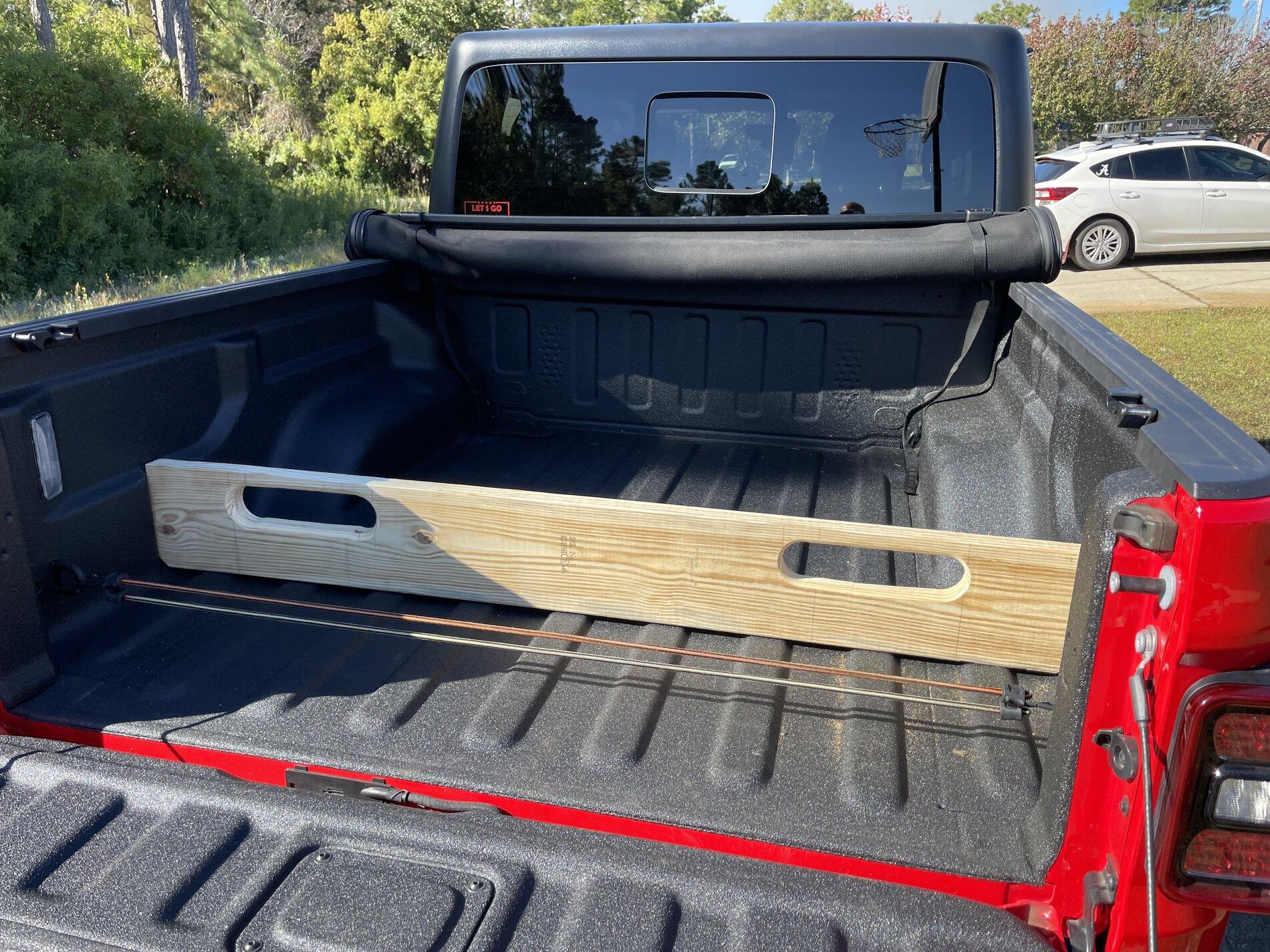 Jeep Gladiator Bed Partition / Grocery & Drywall Holder 48B1EDB6-29B8-498E-9753-9664A70B36E3