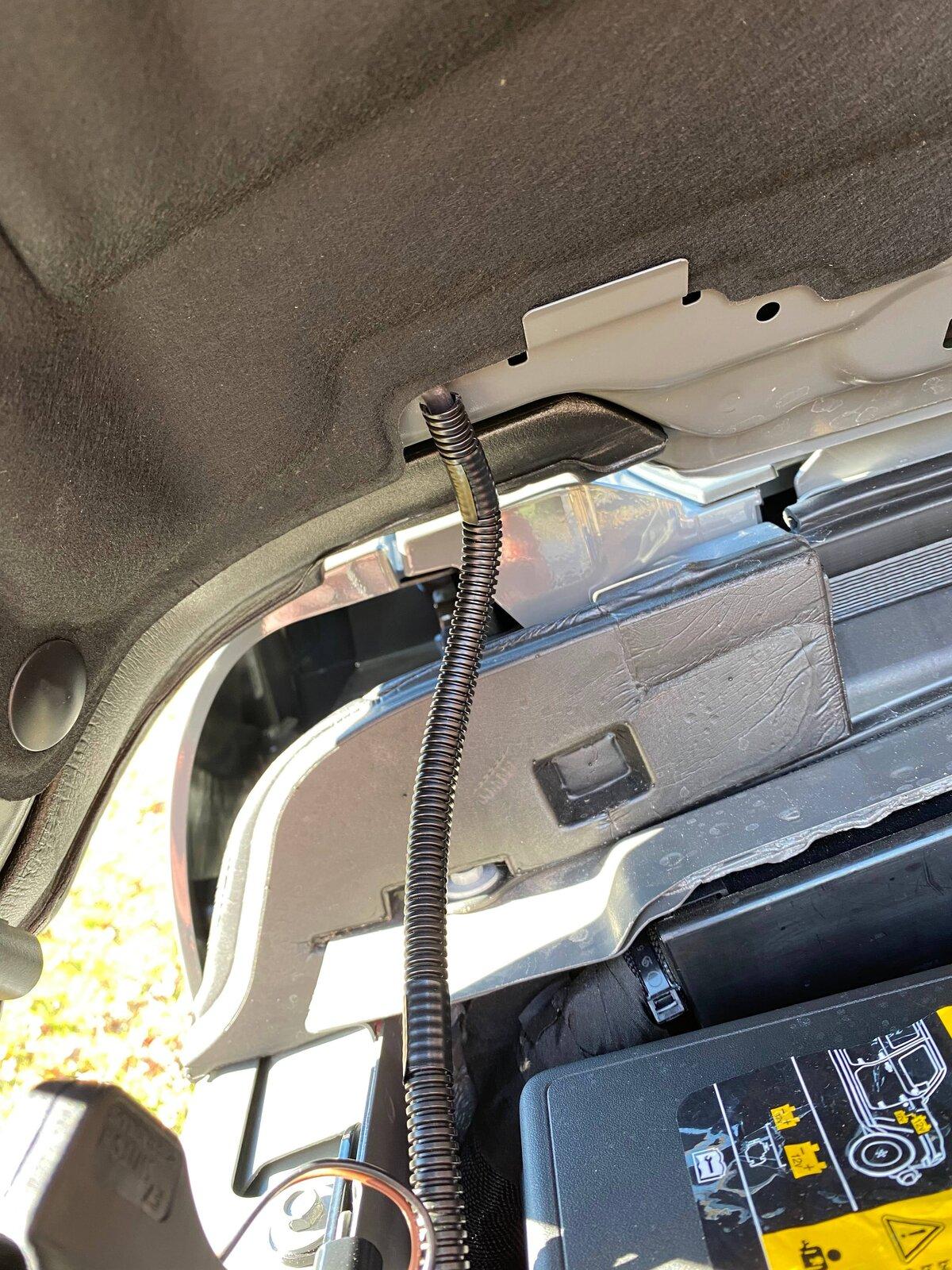 Jeep Gladiator Gas strut activated switch. IMG_3147