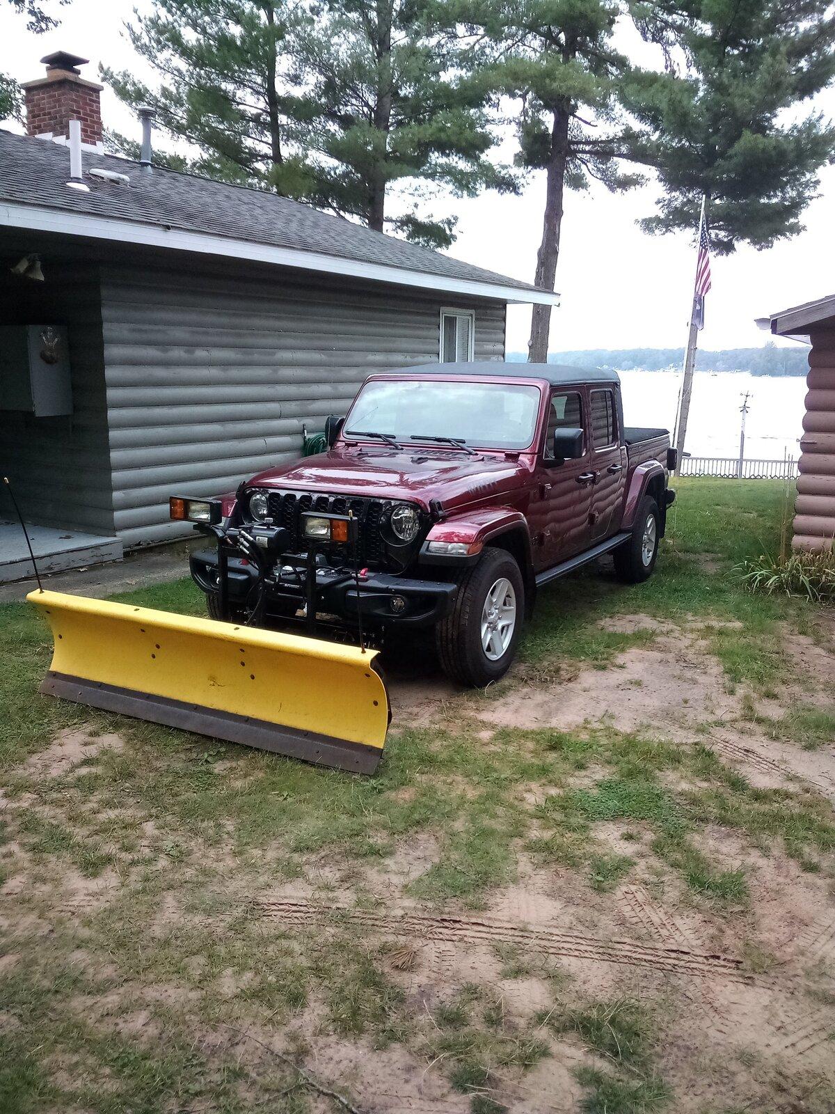 Jeep Gladiator Installed Installed Snowex LT7200 Plow IMG_20210828_140813