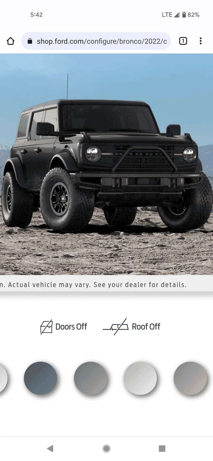 Jeep Gladiator Almost built a Bronco Friday until the wife flipped the script Screenshot_20211124-174246