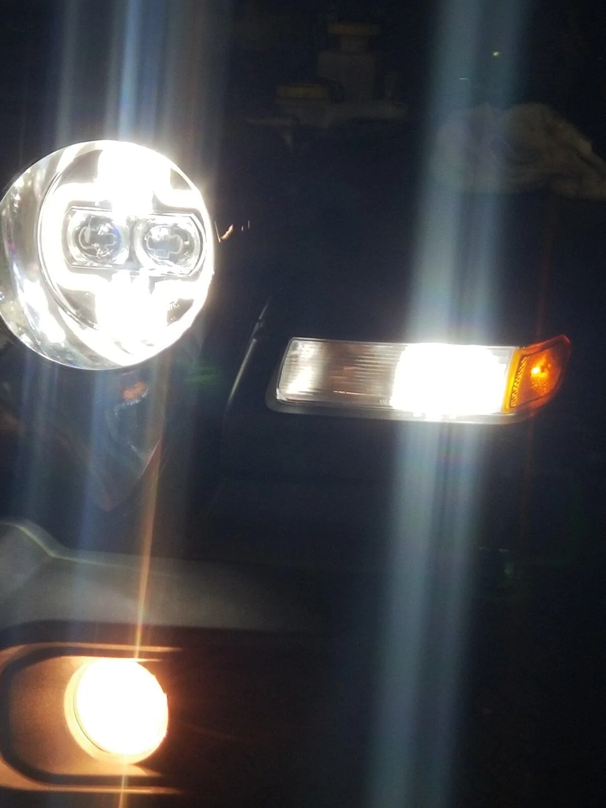 Jeep Gladiator Not bad for a $230 LED headlamps 20211128_200543