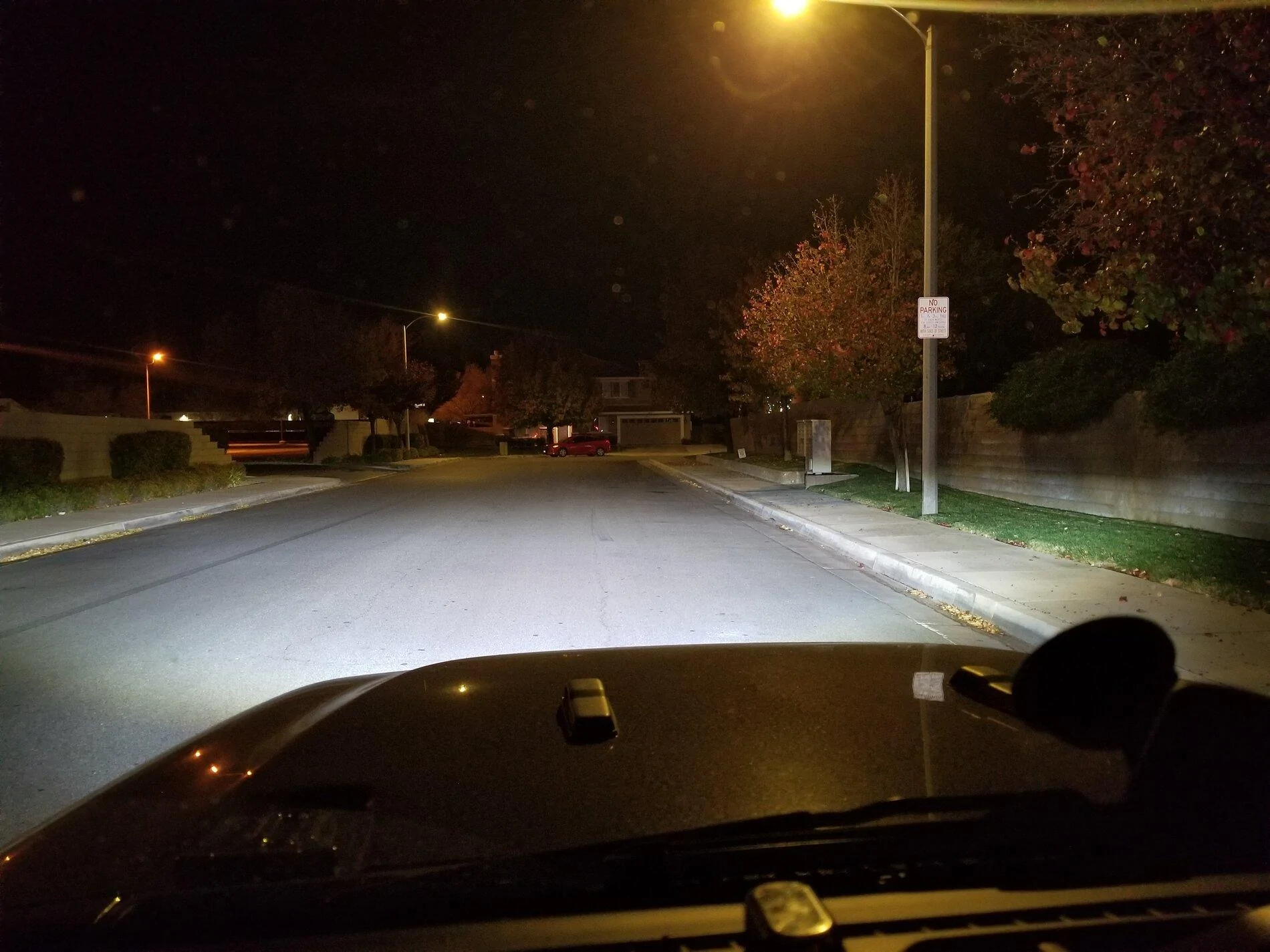 Jeep Gladiator Not bad for a $230 LED headlamps 20211128_220620