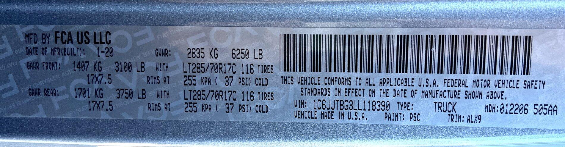 Jeep Gladiator Pentastar V6 idle 1638202875511