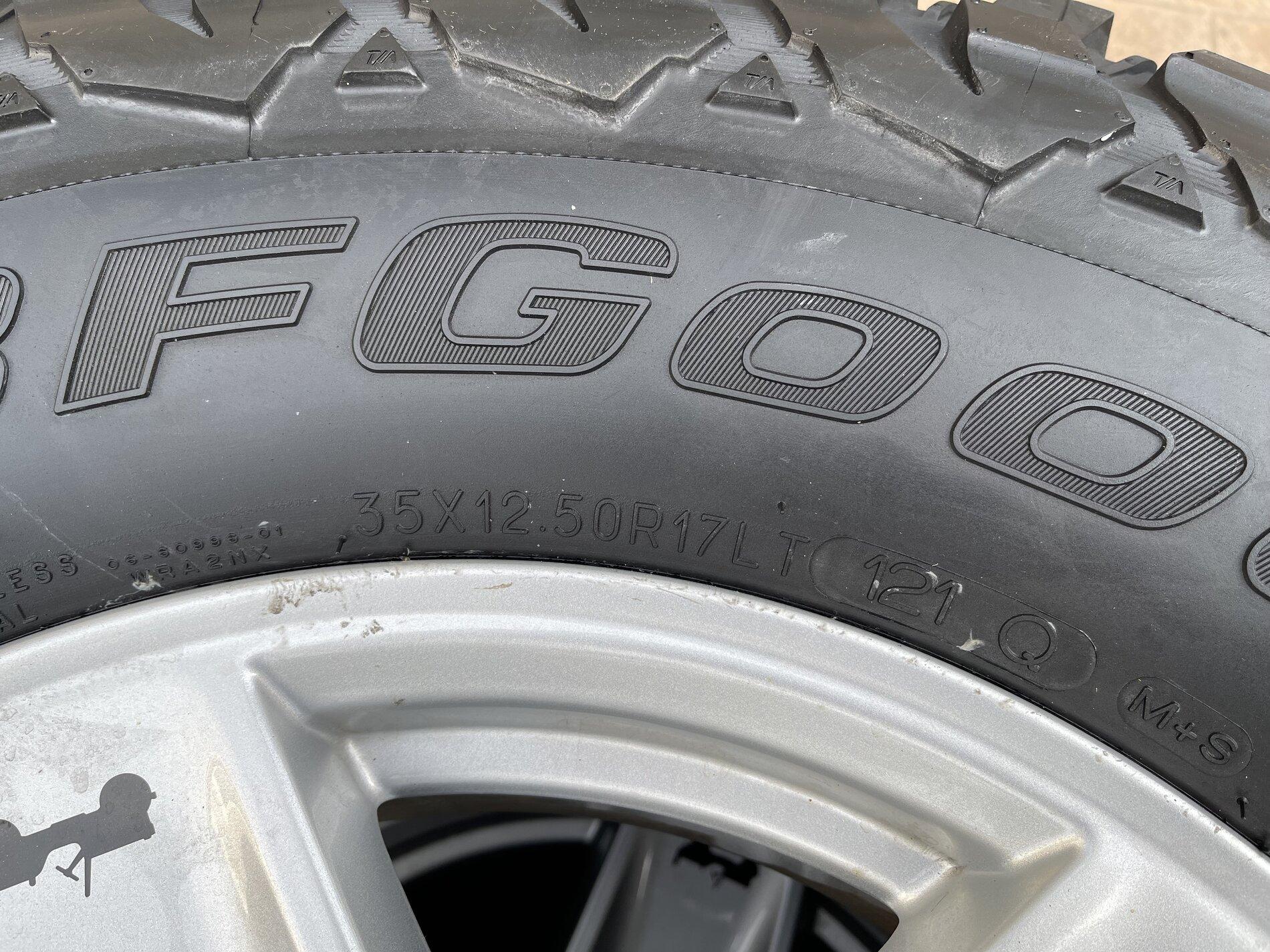 Jeep Gladiator BF Goodrich KM3 wheels and tires IMG_5421.JPG