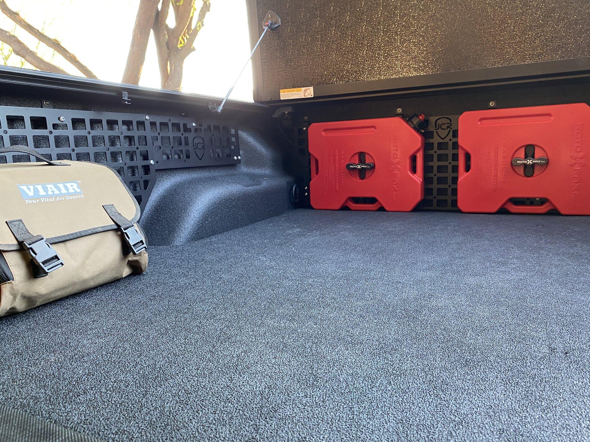 Jeep Gladiator Bed MOLLE Panels comparison chart B47CB409-2BFA-46A6-8F6A-149C5FE50F09
