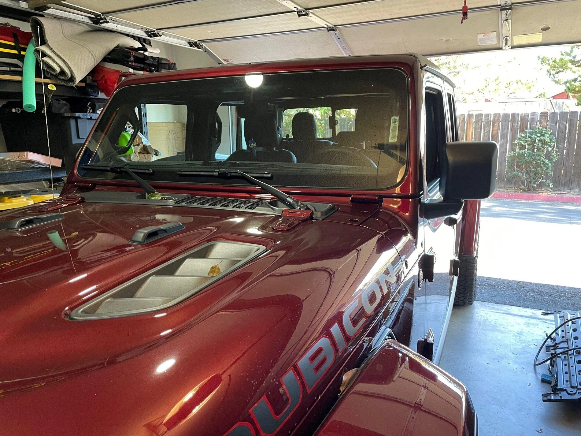 Jeep Gladiator Light bar install before right