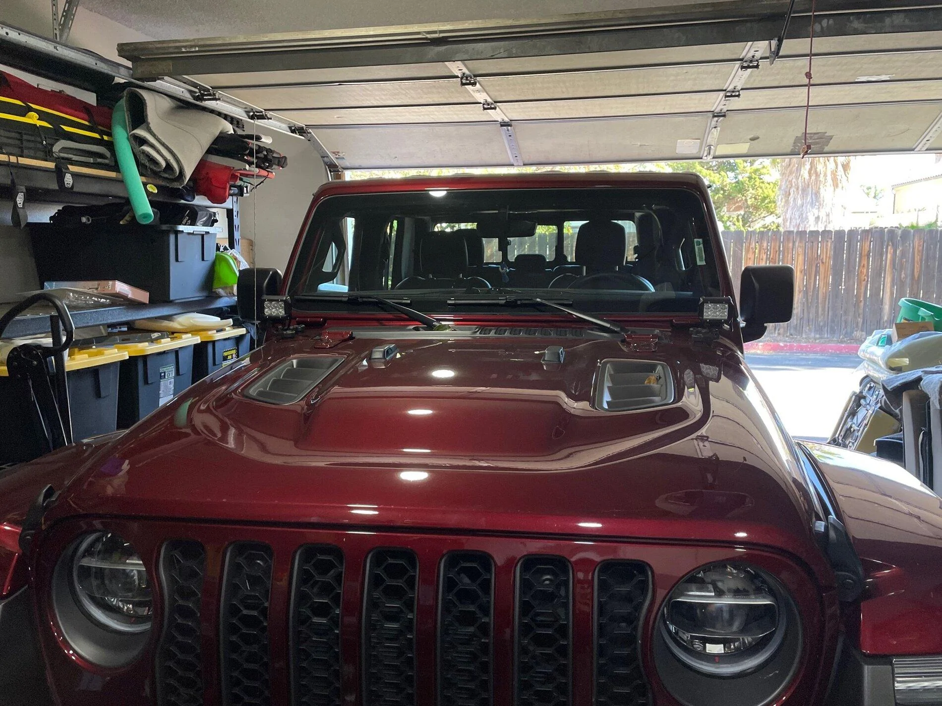 Jeep Gladiator Light bar install full front