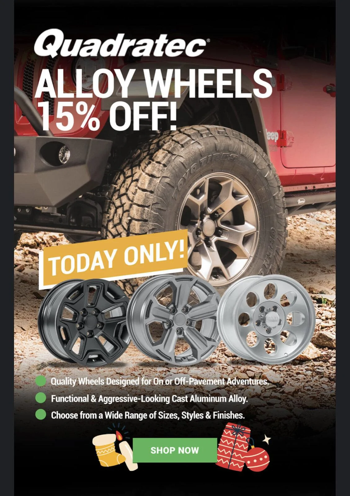 Jeep Gladiator Quadratec alloy wheels 15% off today only (11/30/2021) 2C6DC418-E458-4D99-9B26-9609F962C212