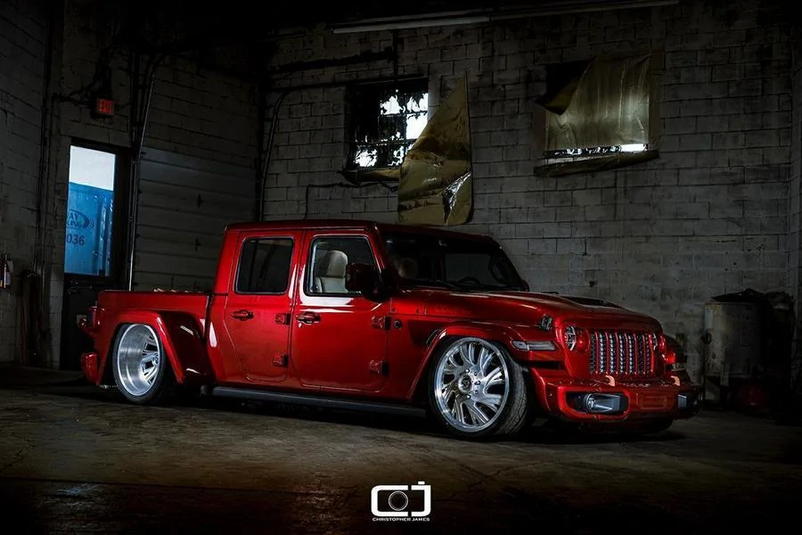 Jeep Gladiator Slammed custom JT Jeep-Gladiator-Tieferlegung-Airride-Tuning-4