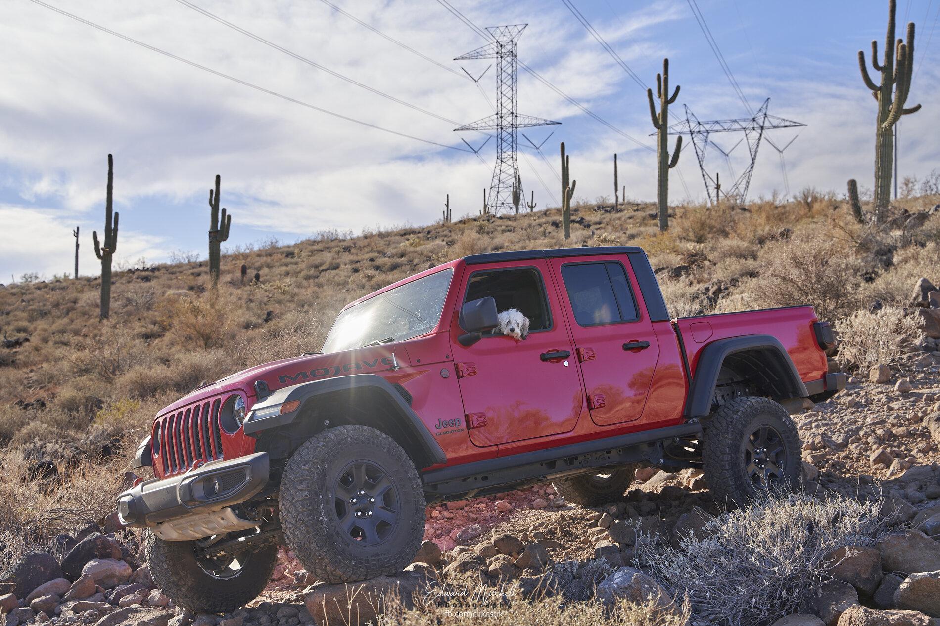 Jeep Gladiator Quick trail run in my hood DSC03236