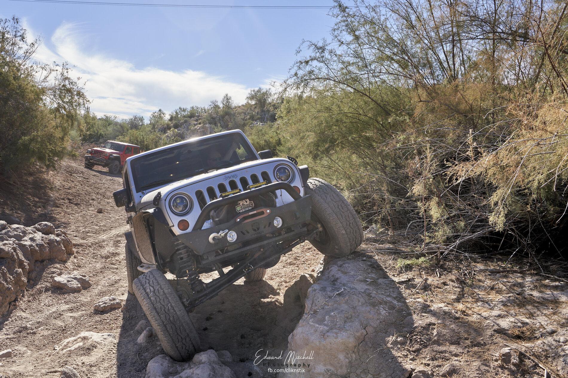 Jeep Gladiator Quick trail run in my hood DSC03247