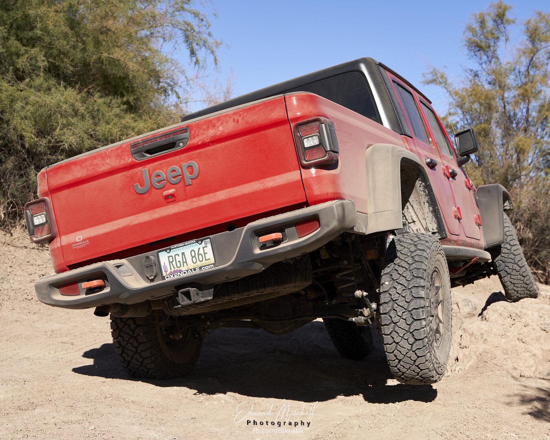 Jeep Gladiator Quick trail run in my hood DSC03251