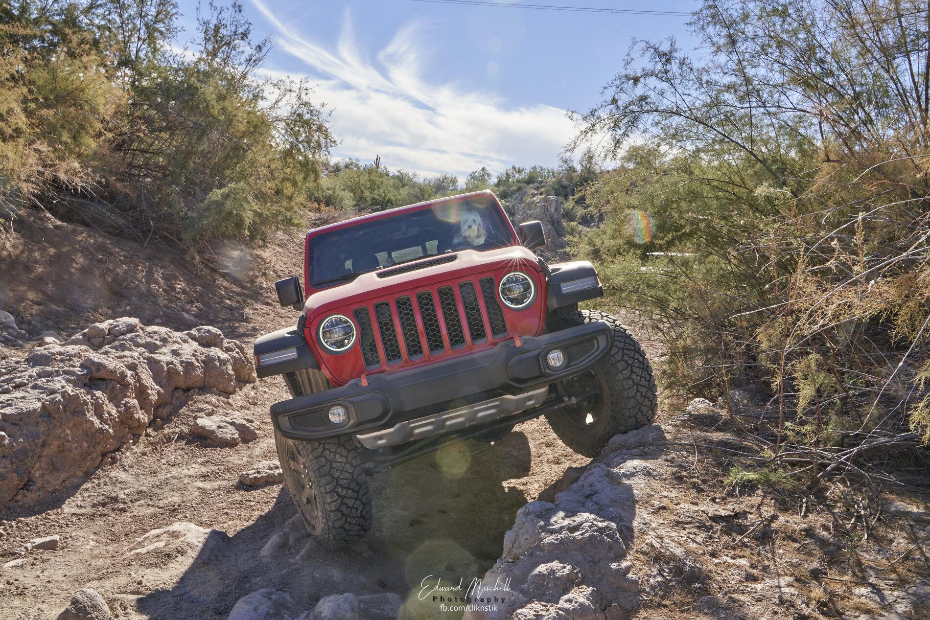 Jeep Gladiator Quick trail run in my hood DSC03257