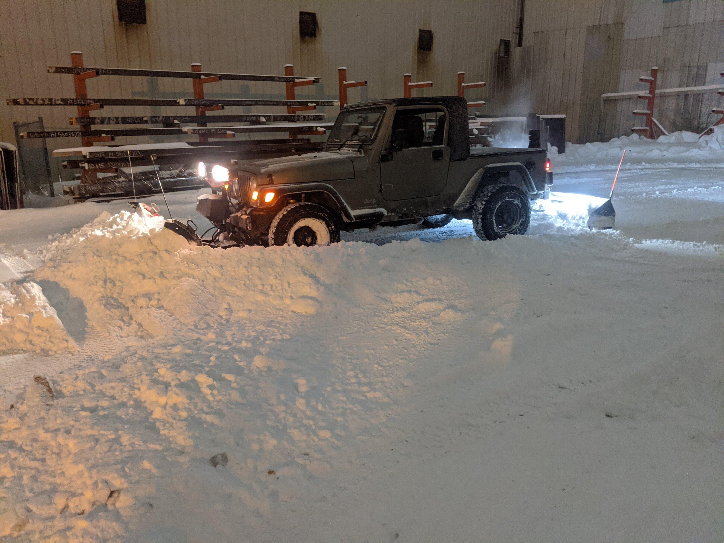 Jeep Gladiator Installed Installed Snowex LT7200 Plow PXL_20210206_062433220