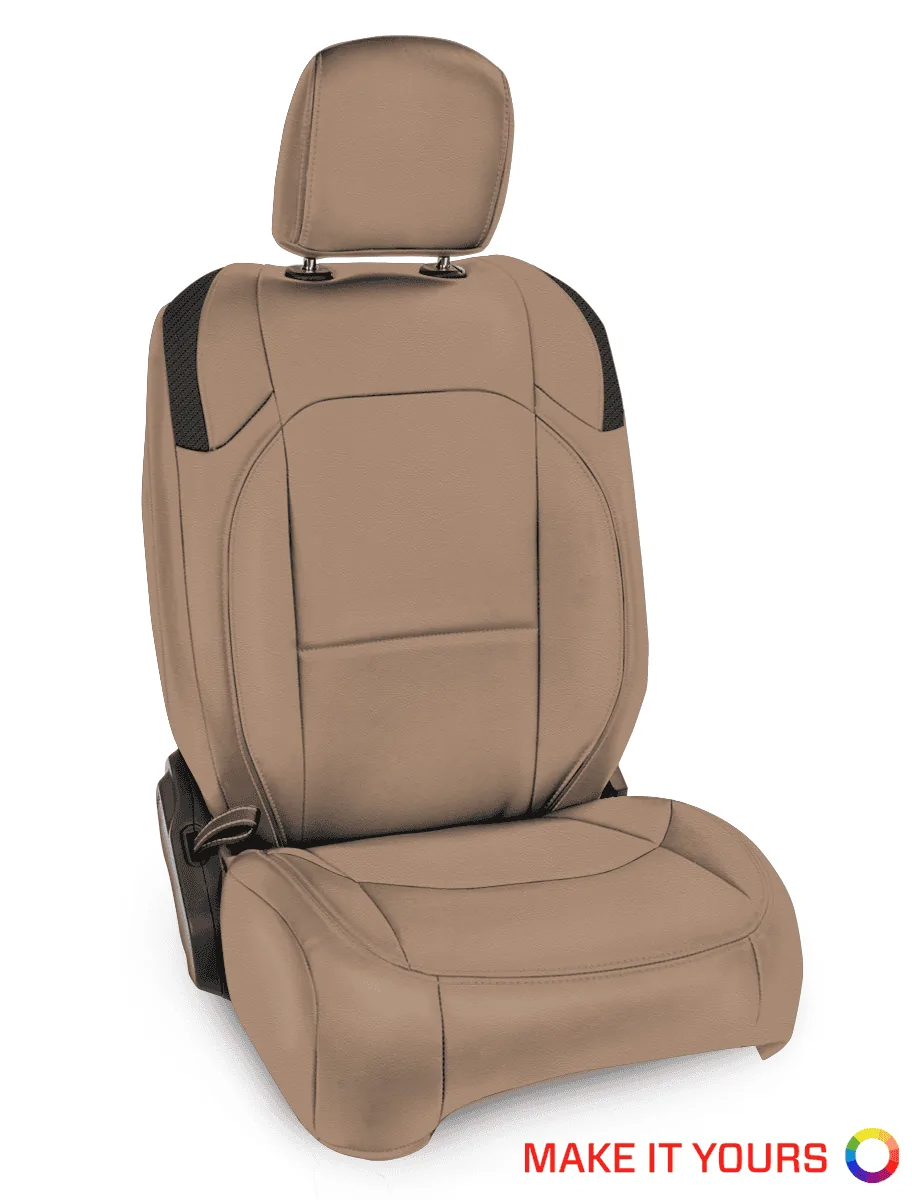 Jeep Gladiator Tan + Black PRP Seat Covers (Front, Rear + Center Console) - $600 unnamed (2)