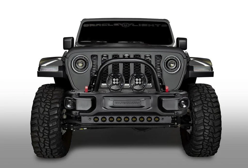Jeep Gladiator ORACLE Lighting 7" Multifunction 60W LED Spotlight with Post Mount for Jeep Gladiator 2915-023_AL_1024x1024