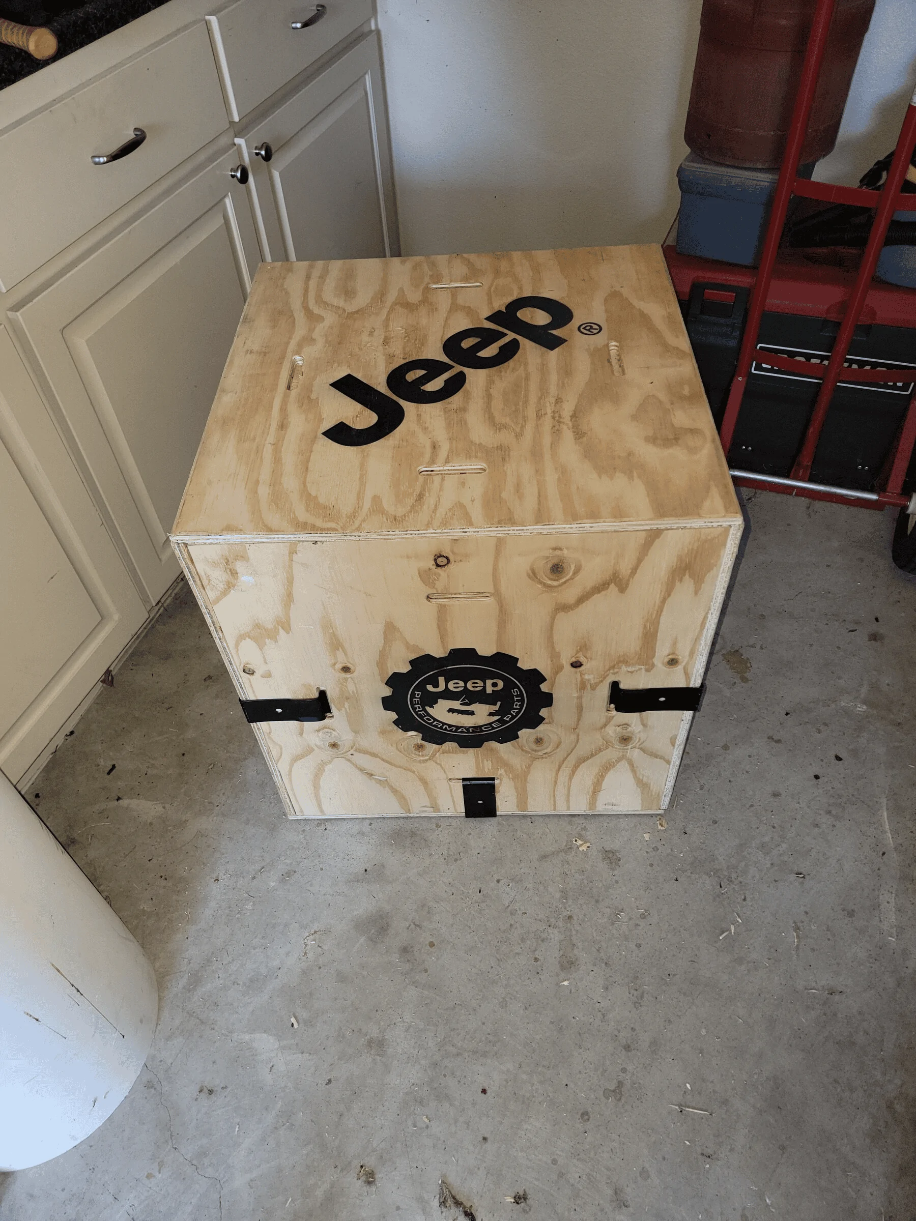 Jeep Gladiator Mopar Lift Crate Storage Bin/Rolling Toolbox 1638560598549
