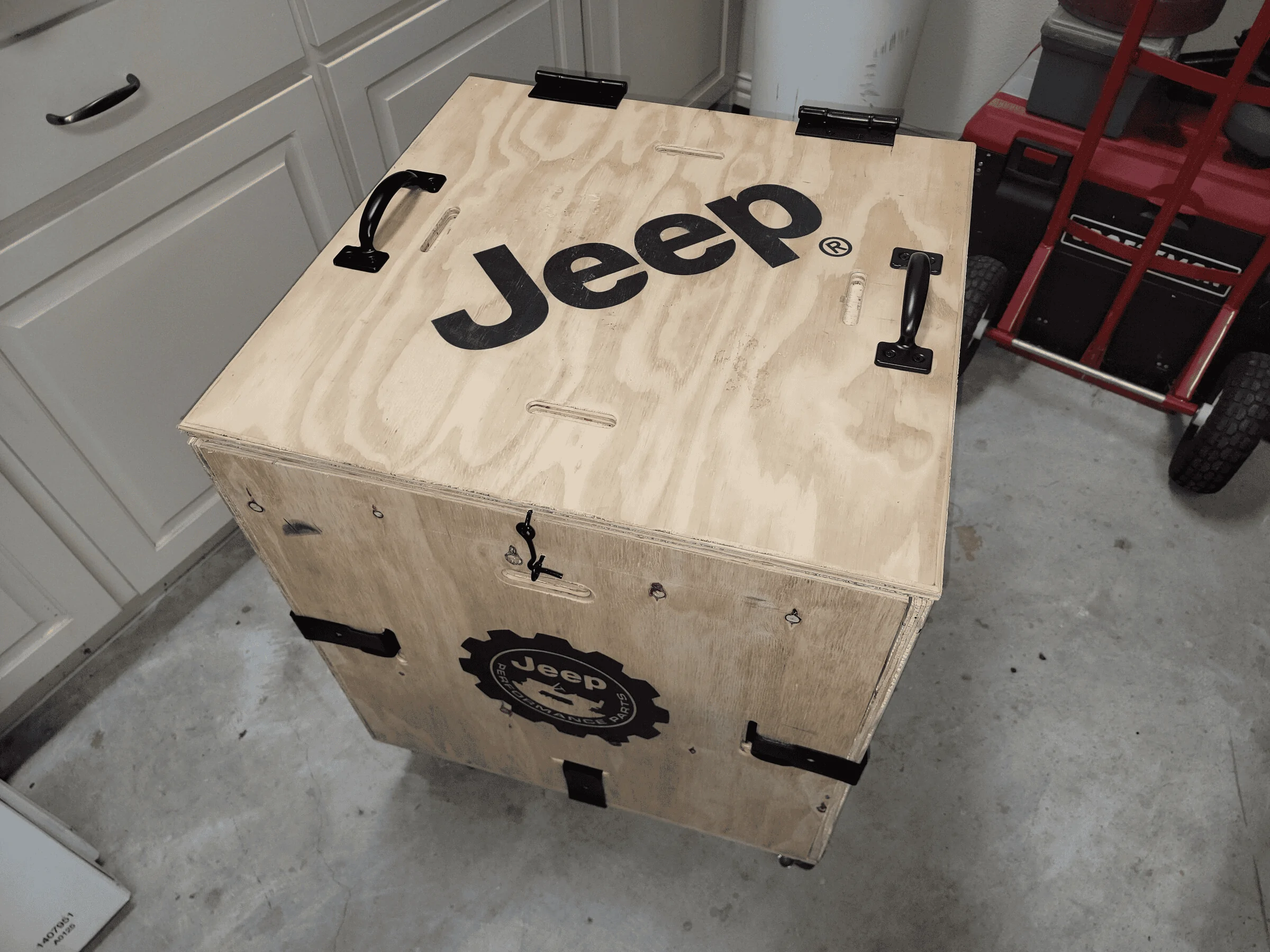 Jeep Gladiator Mopar Lift Crate Storage Bin/Rolling Toolbox 1638560671155