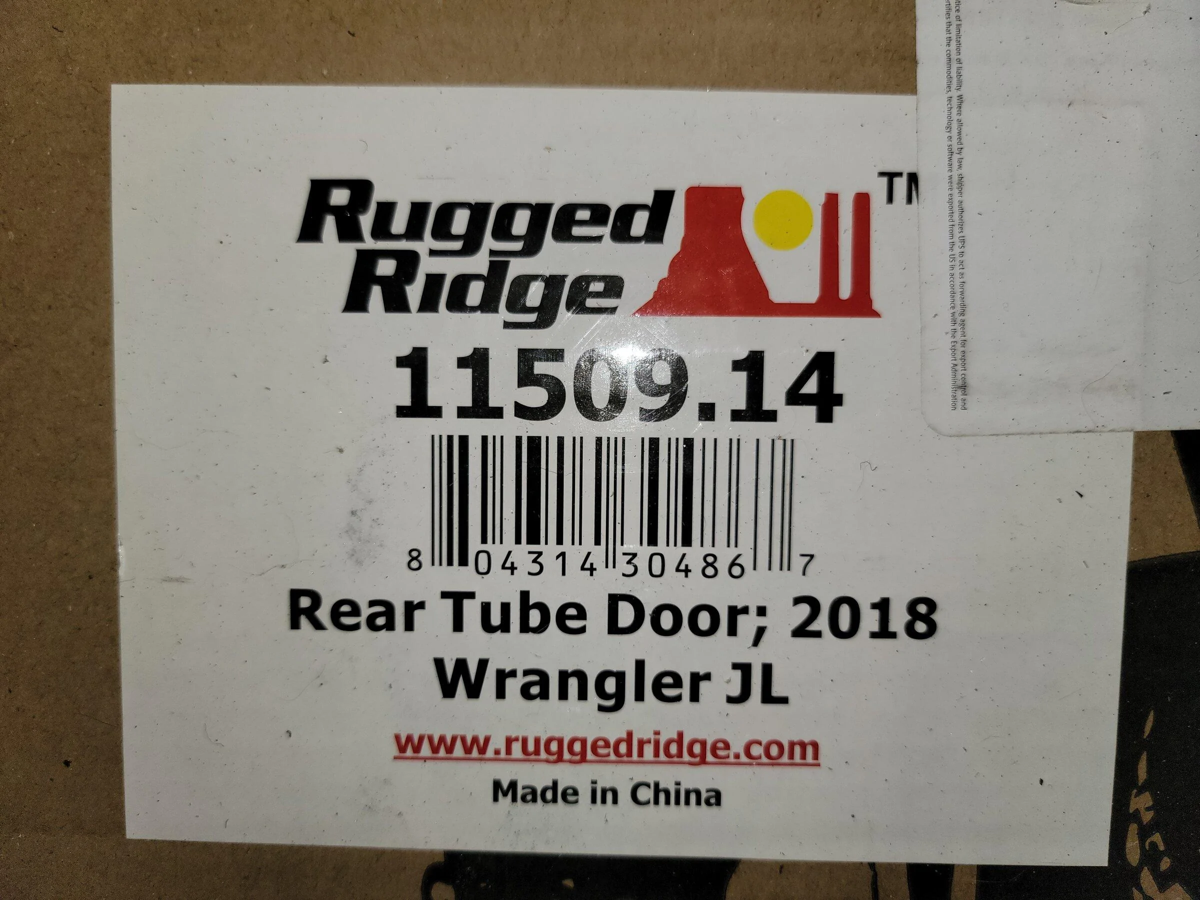 Jeep Gladiator Rugged Ridge Fortis Front & Rear Tube Offroad Doors w/Mirrors for '18-'21 JLU 20211202_222159