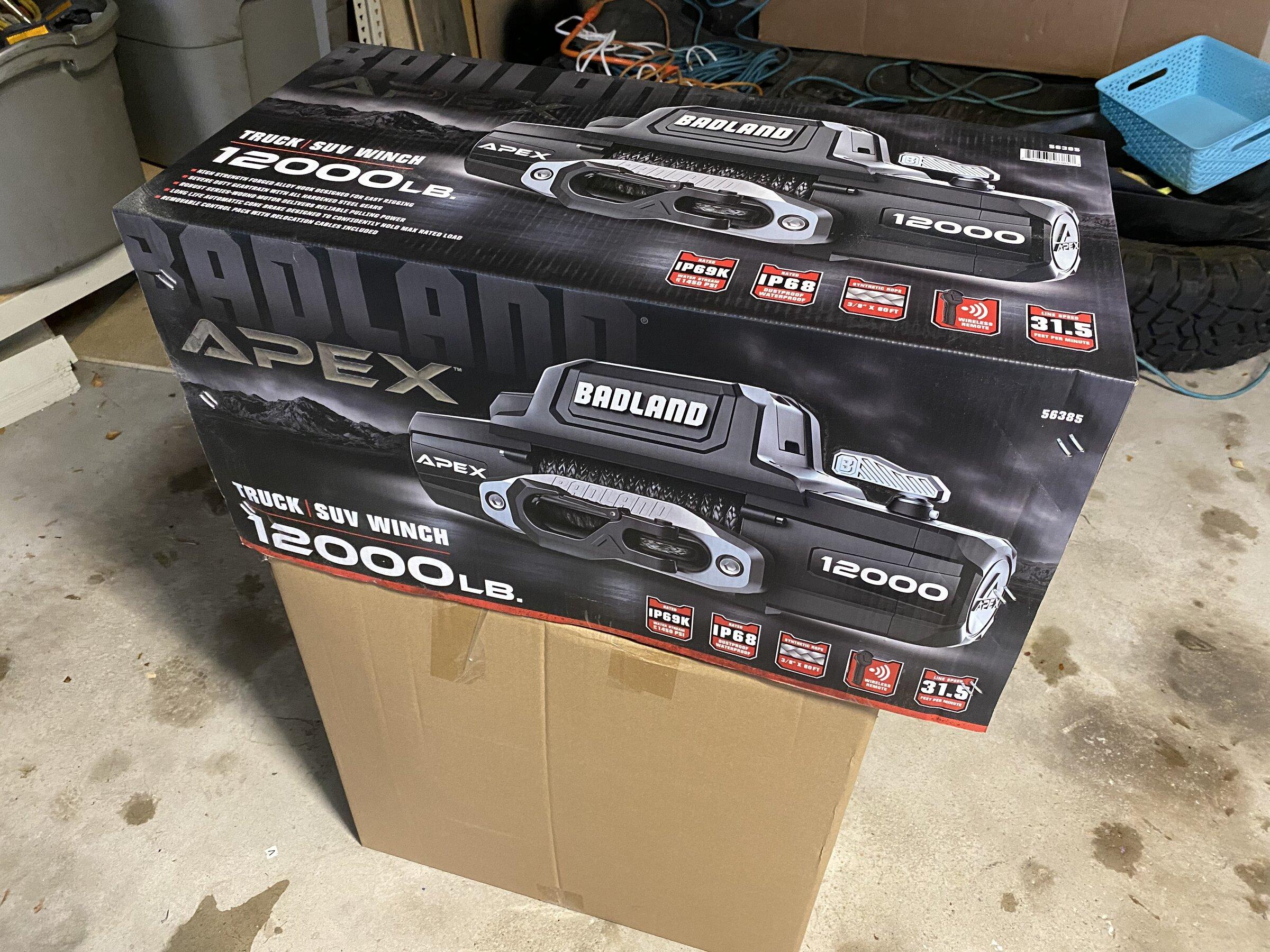 Jeep Gladiator Badlands Apex 12k lb winch and Rubicon style bumper. Both brand new never used. A92A1098-EA62-44DD-8498-8511EED8B780
