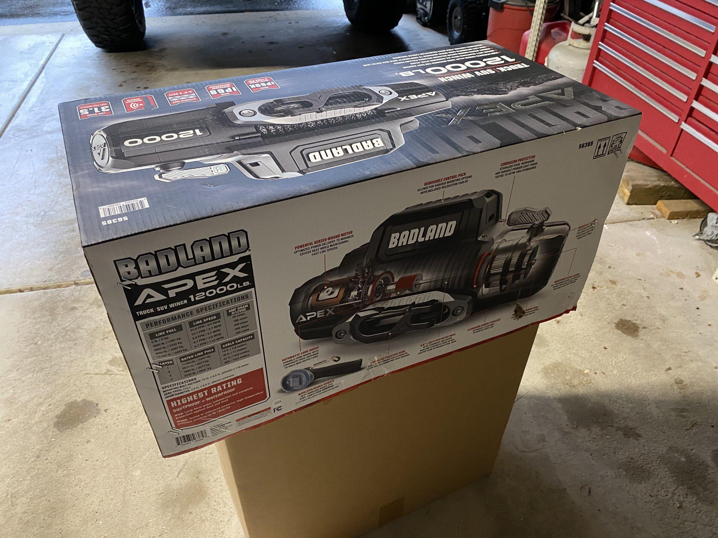 Jeep Gladiator Badlands Apex 12k lb winch and Rubicon style bumper. Both brand new never used. 624C1917-86F4-42B2-AB58-A06F55FE065E