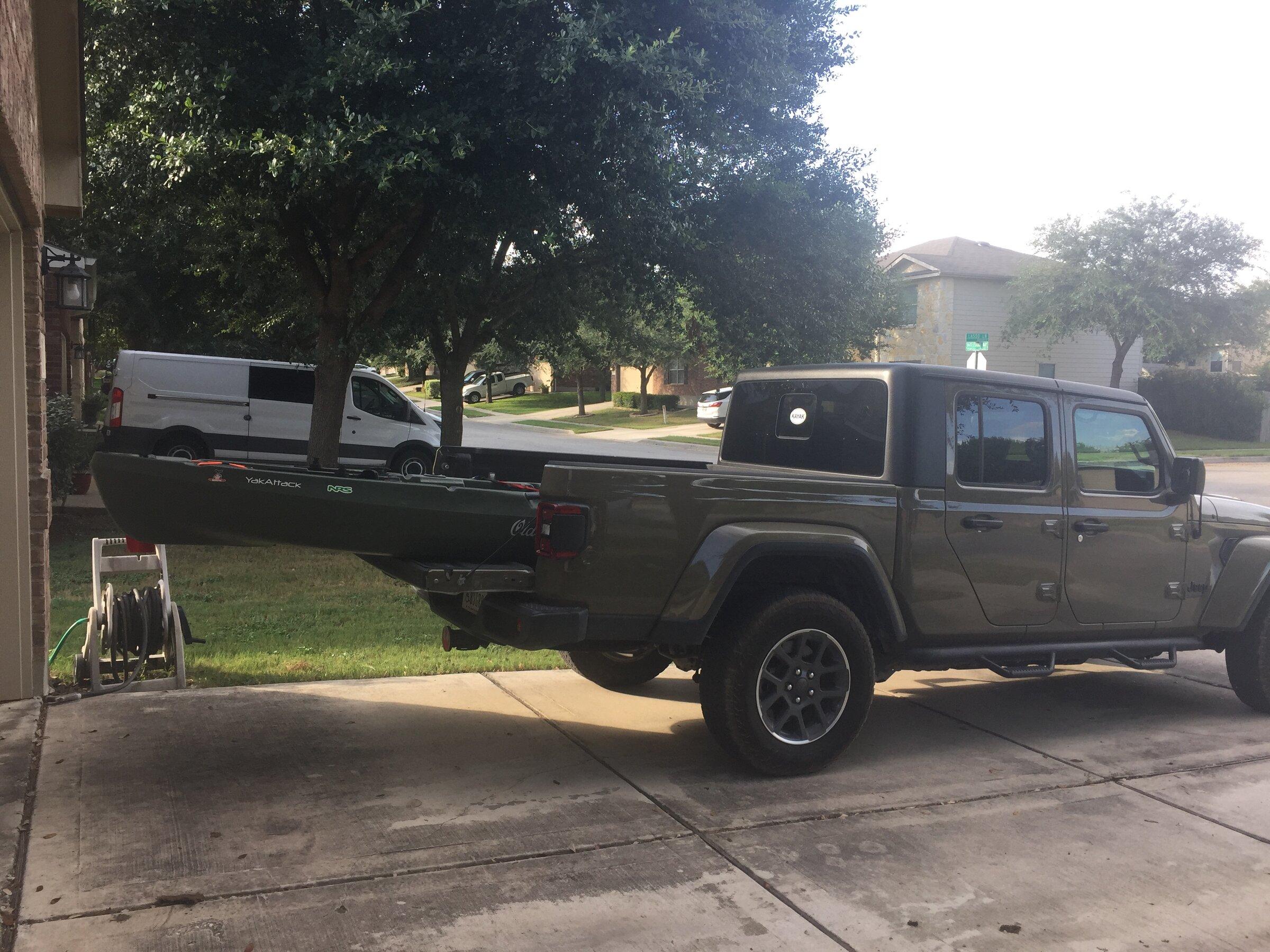 Jeep Gladiator How do you guys carry your kayaks? 7CB846B8-9FB7-456C-BBBF-F34F0007B3CD