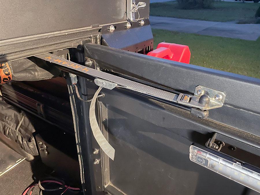 Jeep Gladiator New 813 Fabrication & Design Alu-Cab specific products. Door-Strap-Door-Bracket
