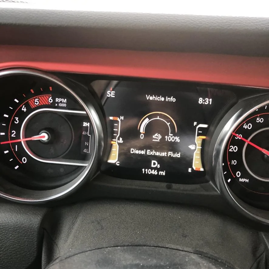 Jeep Gladiator DEF tank only lasted ~2,800 miles per computer D94481B1-1CB4-459F-B094-92D0BE83D025_1_105_c