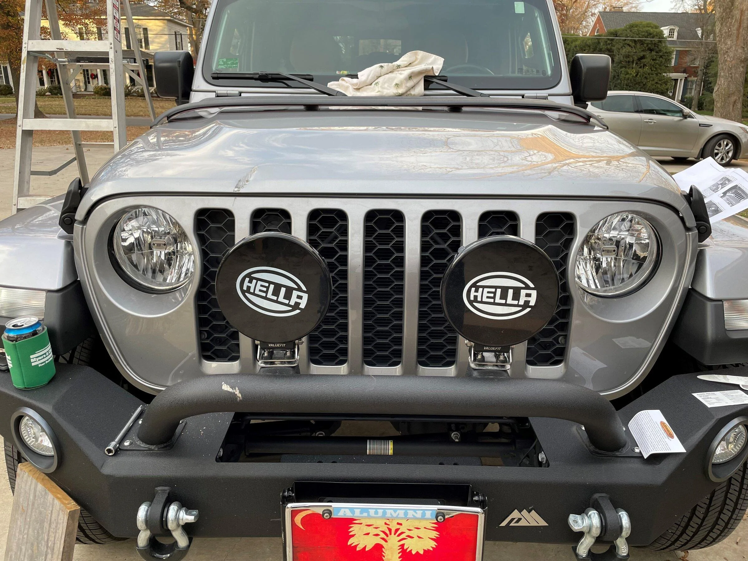 Jeep Gladiator Hood Needed - Billet Silver dent in hood 2