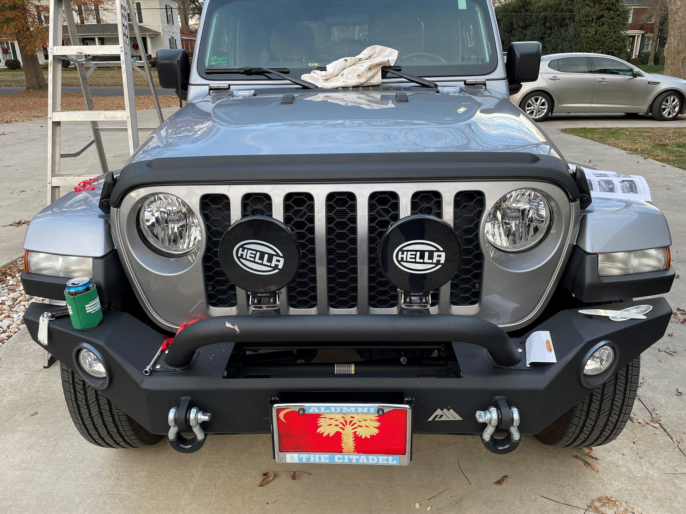 Jeep Gladiator Hood Needed - Billet Silver dent in hood 3b