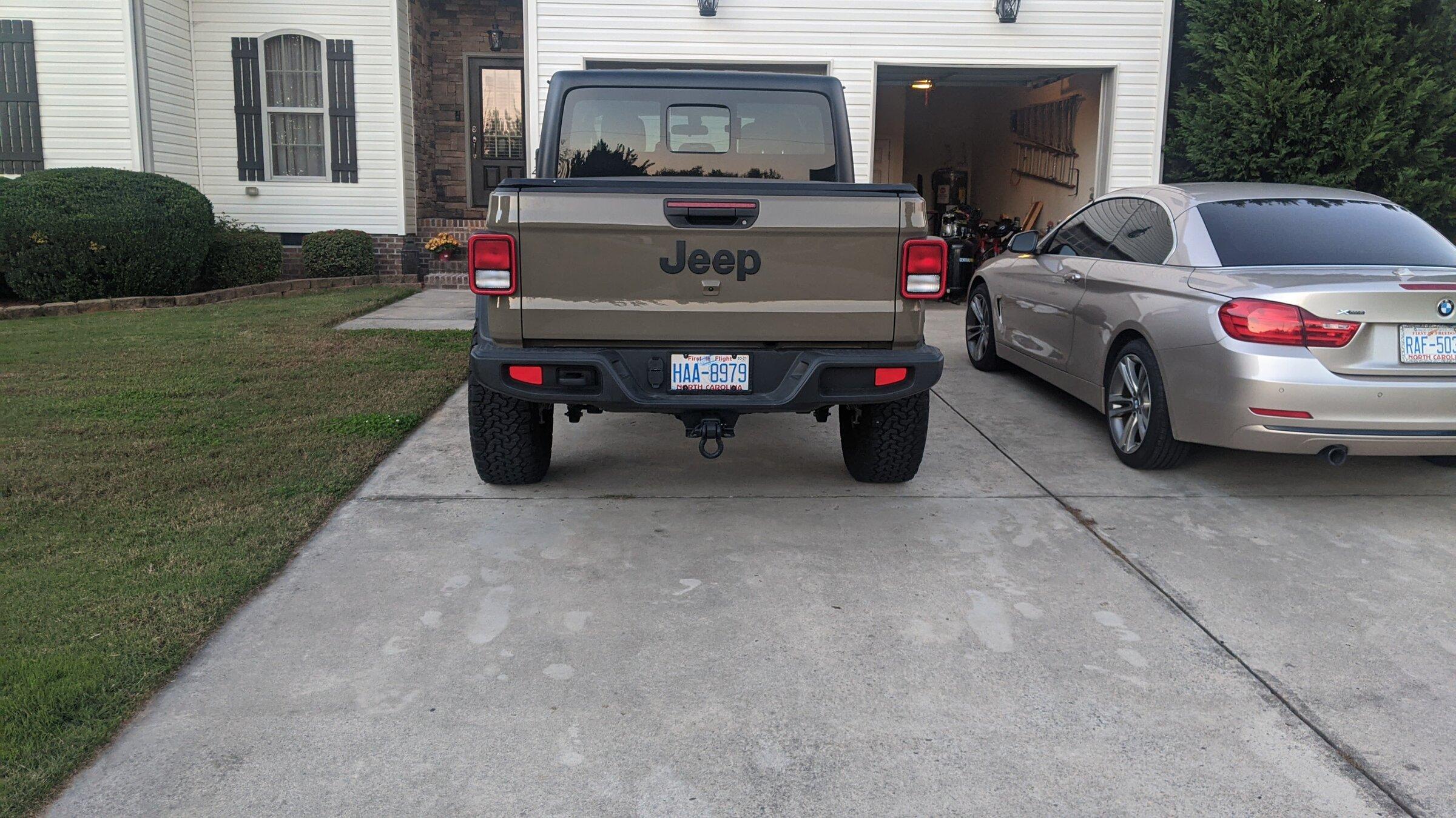 Jeep Gladiator Tint scheduled for this weekend. Not sure what percent I want to go? PXL_20201017_224443549