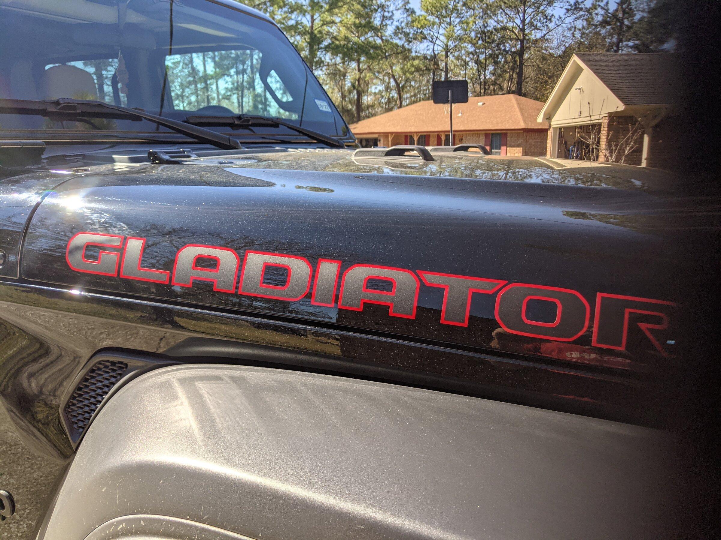 Jeep Gladiator Anyone have an all-black that they've added decals or trim to? PXL_20210207_181738720