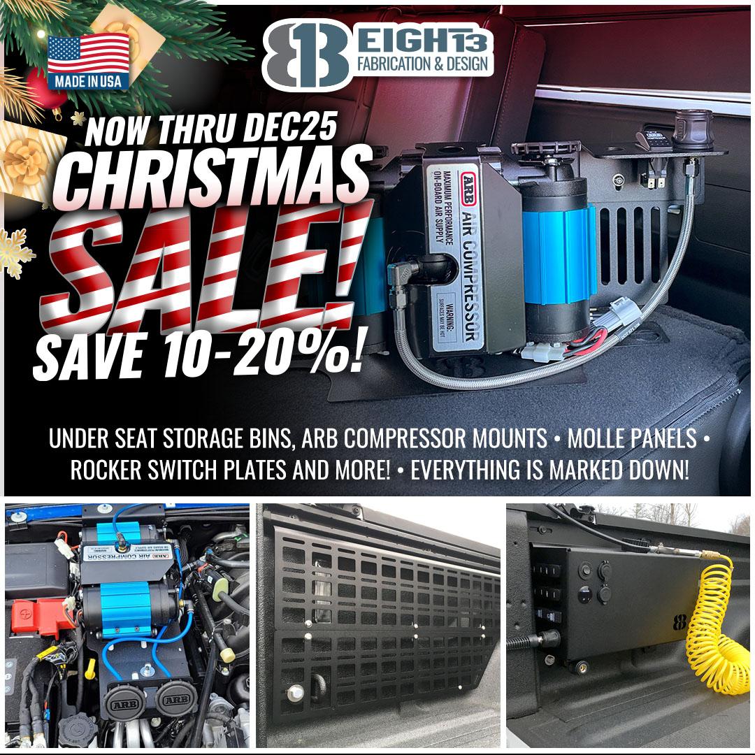 Jeep Gladiator CHRISTMAS SALE! Save 10-20% - 813 Fabrication & Design Christmas-2021