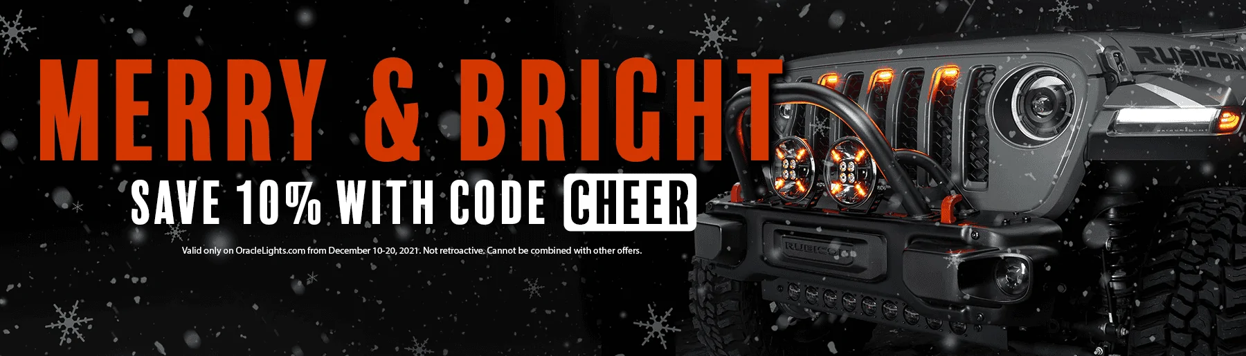 Jeep Gladiator ❄️ Our Holiday Sale is HERE! | Give the Gift of Light | ORACLE Lighting holidaysale2021_