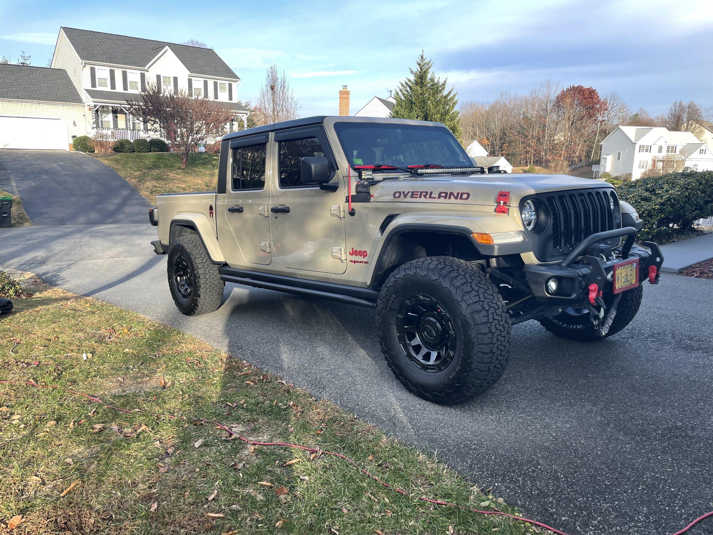 Jeep Gladiator I know I’m going to catch grief for this question. Why go larger wheels and tires 0120F321-B42F-4F5E-9C18-C9E992E9EA27