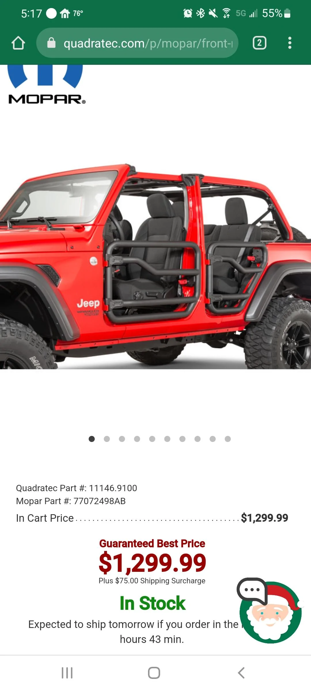 Jeep Gladiator Mopar Tube Doors Fit Gladiator or Wrangler JLU pictures added 12/20/21 Screenshot_20211212-171703_Chrom