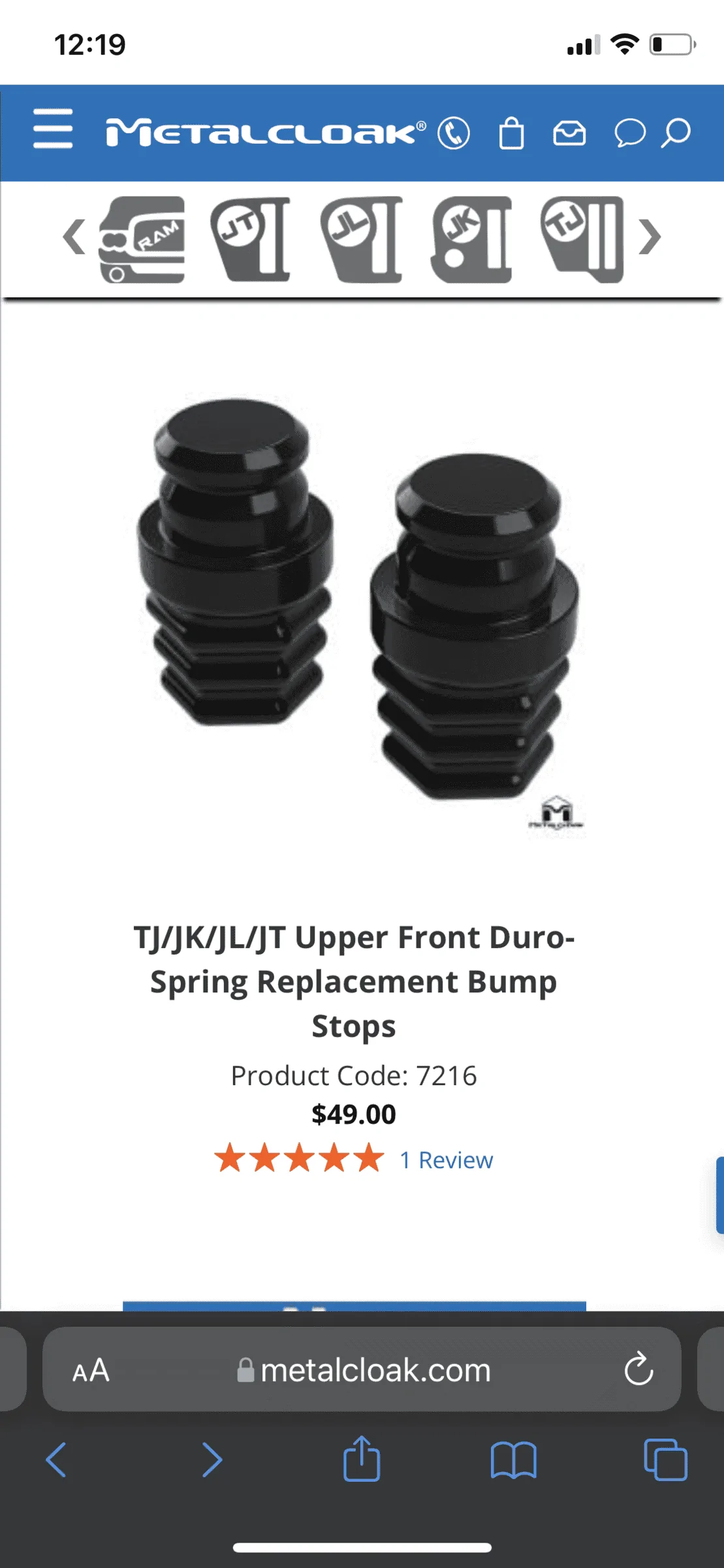 Jeep Gladiator Timbren vs Metalcloak vs teraflex bumpstops 0D13A49F-01CC-4565-895A-36744A89FCE9